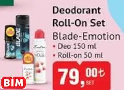 BLADE-EMOTİON DEODORANT ROLL-ON SET BLADE-EMOTİON DEODORANT ROLL-ON SET